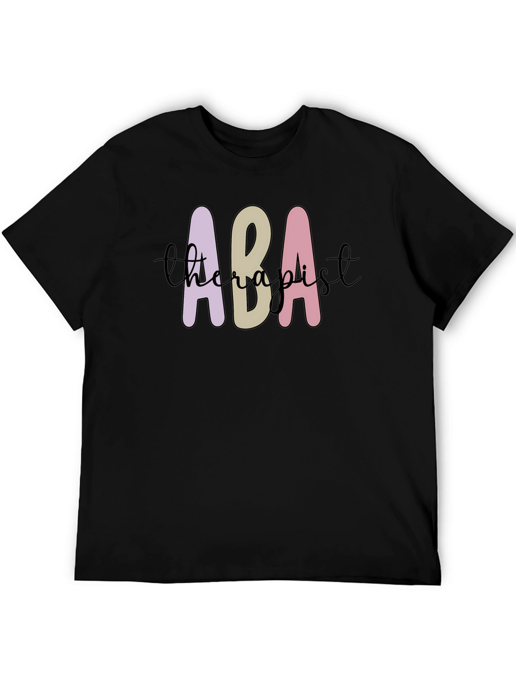 ABA Therapist Graphic Tee - Black