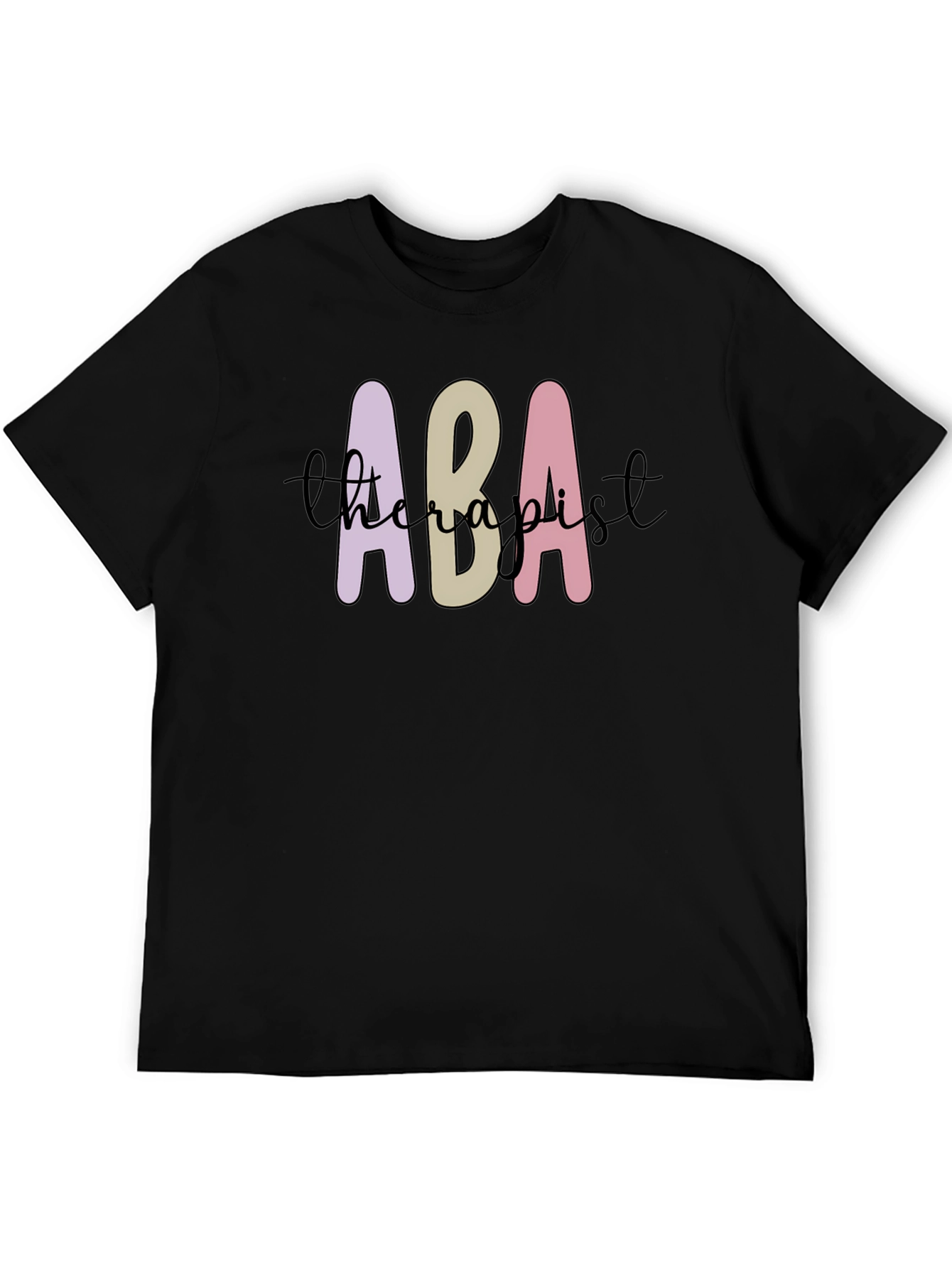 ABA Therapist Graphic Tee - Black
