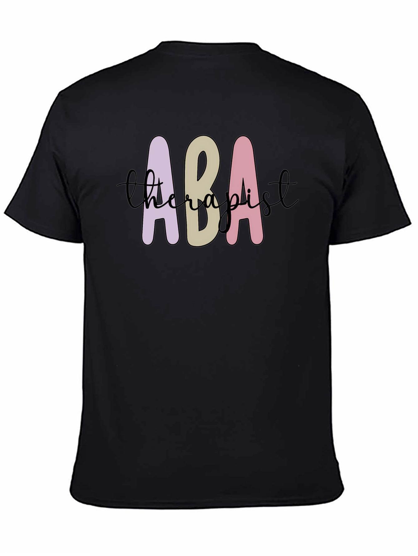 ABA Therapist Graphic Tee - Black
