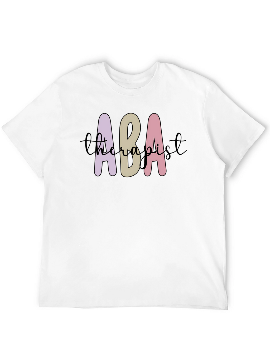 ABA Therapist Graphic Tee - Black
