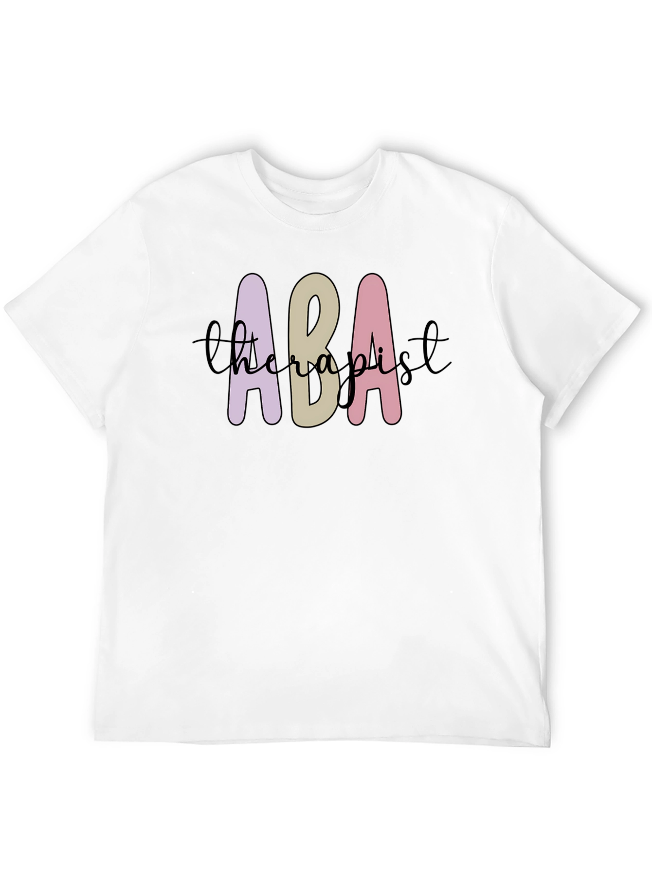 ABA Therapist Graphic Tee - Black