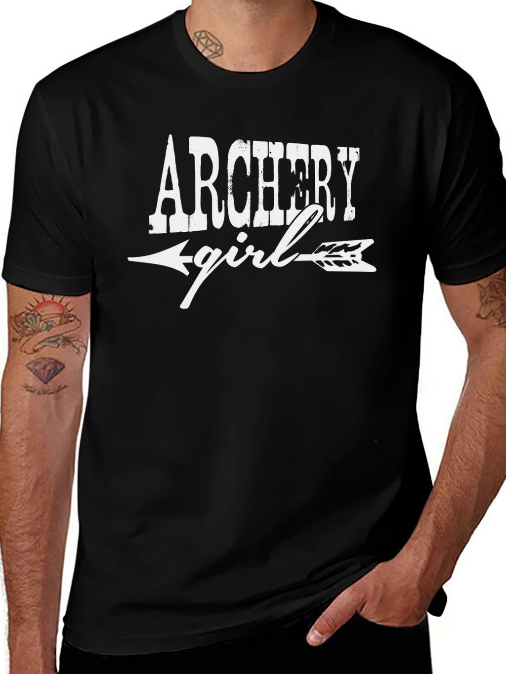 Archery Girl T-Shirt - Arrow Graphic Tee
