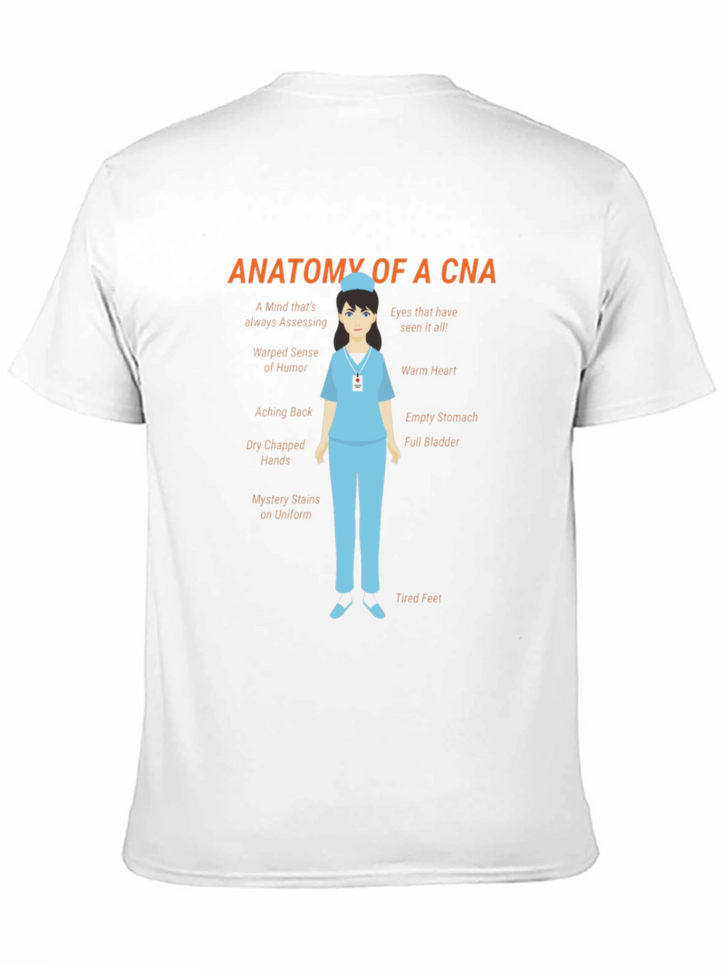 Anatomy of a CNA Black T-Shirt