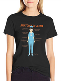 Anatomy of a CNA Black T-Shirt