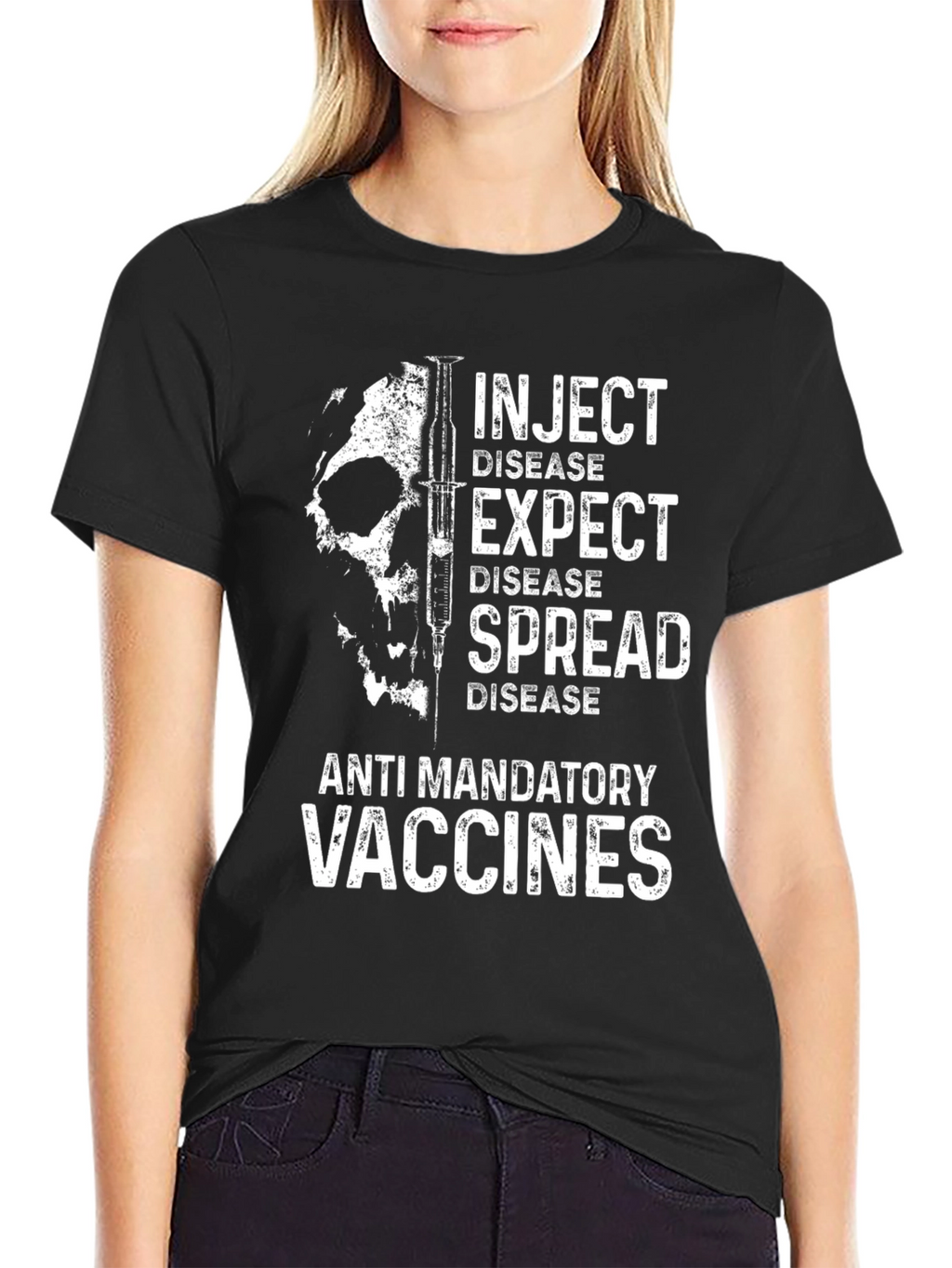 Anti-Vaccine Inject Disease T-Shirt