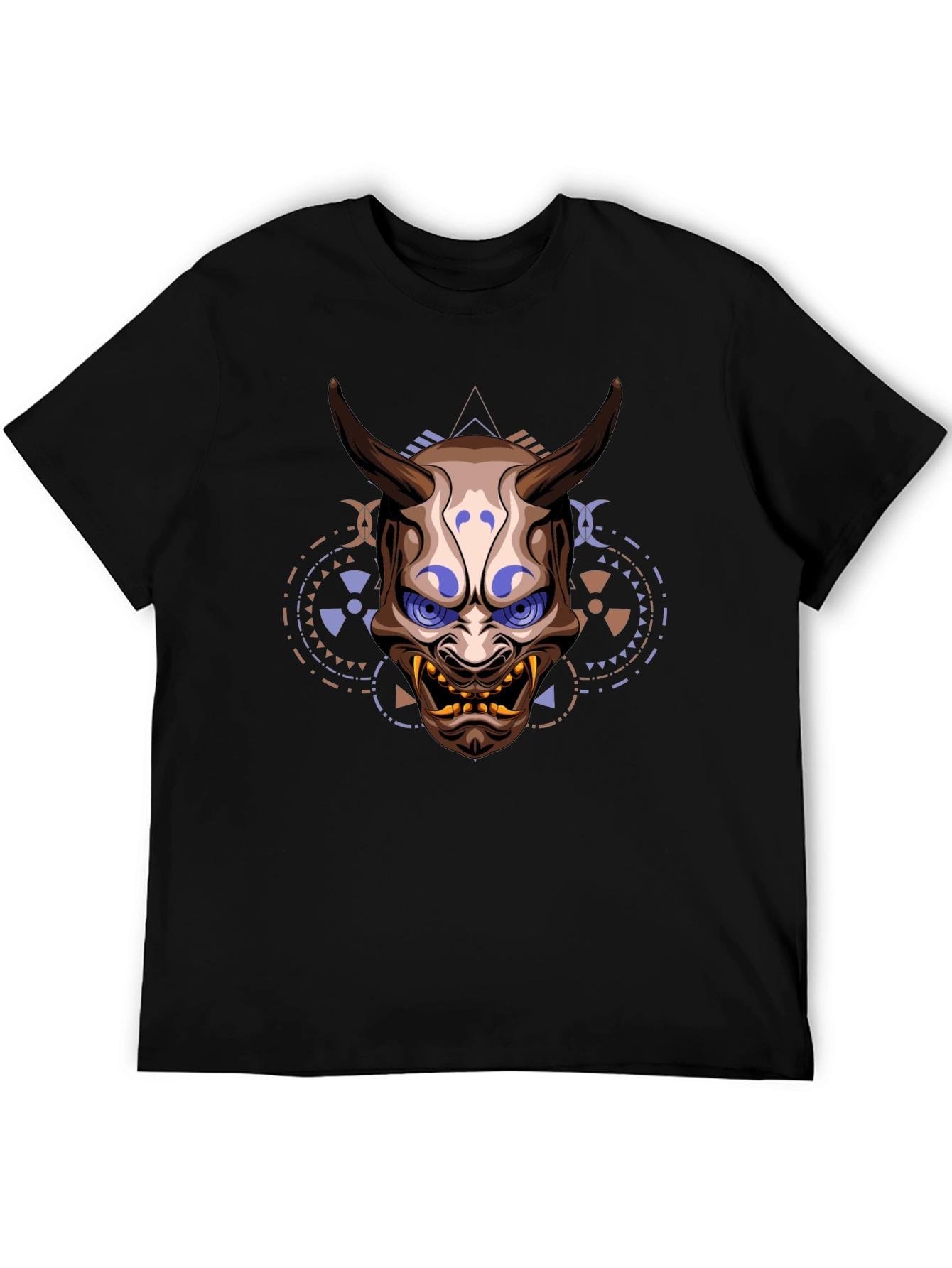 Hannya Mask T-Shirt - Japanese Oni Demon Graphic Tee