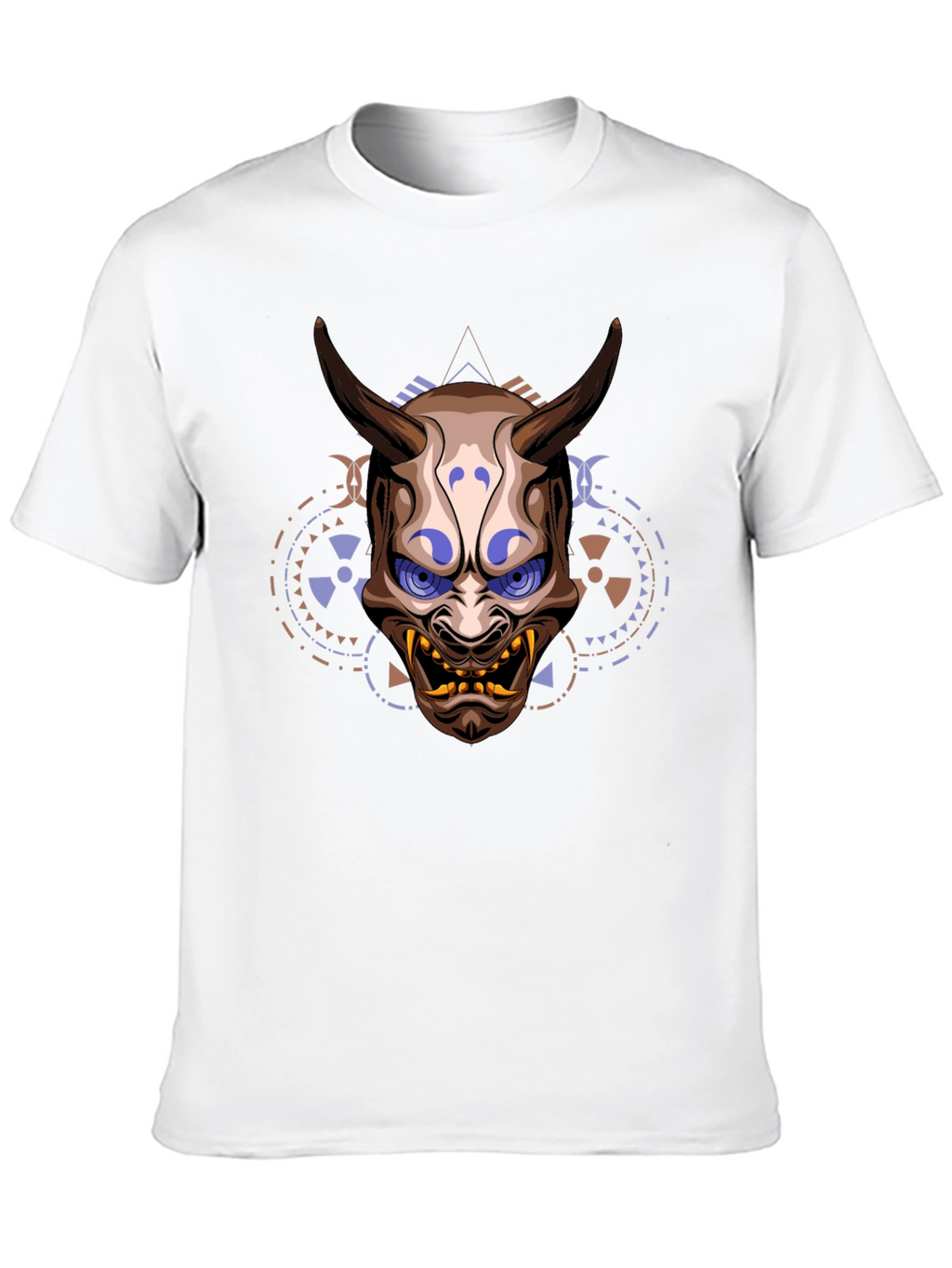 Hannya Mask T-Shirt - Japanese Oni Demon Graphic Tee