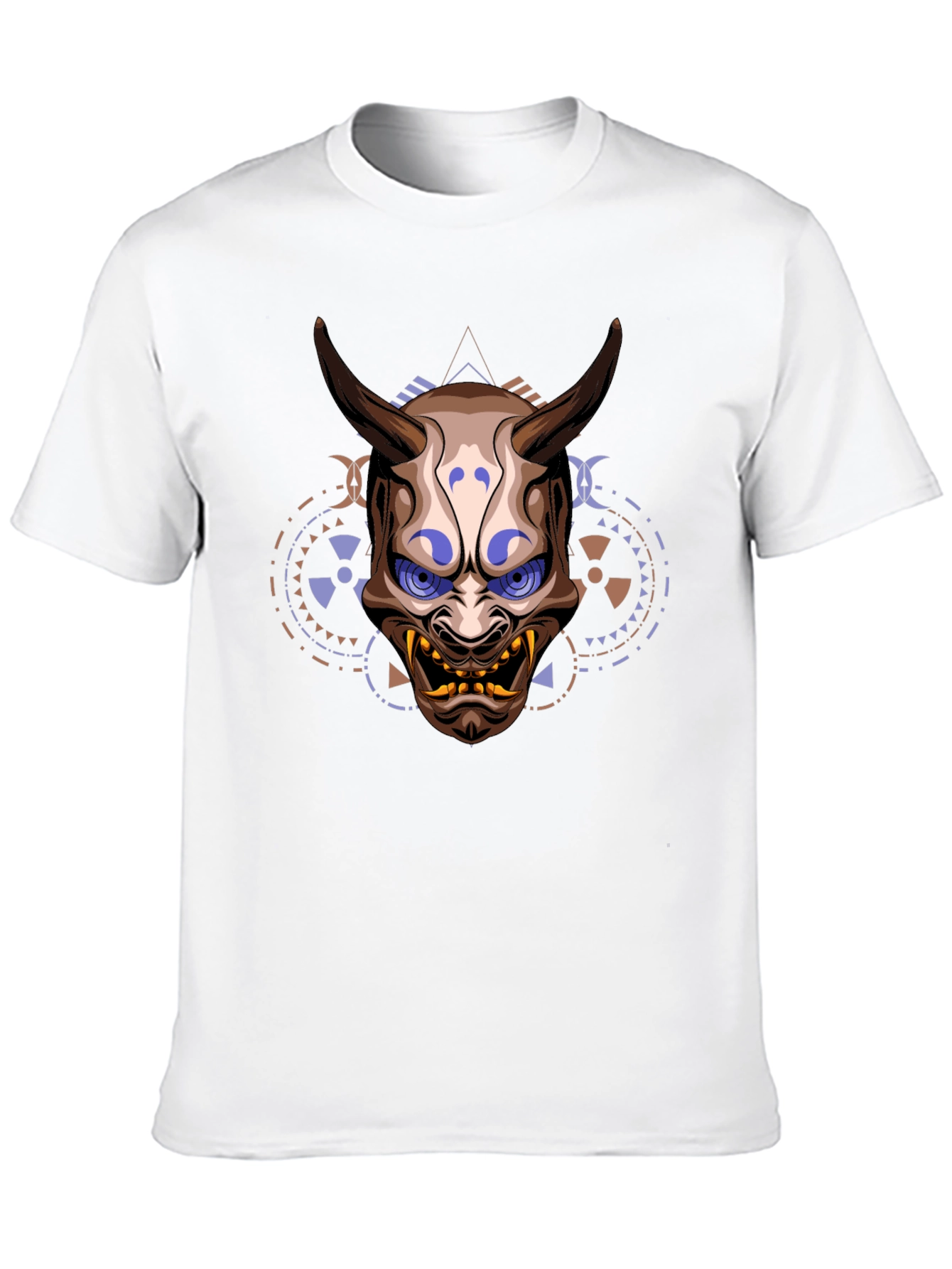 Hannya Mask T-Shirt - Japanese Oni Demon Graphic Tee