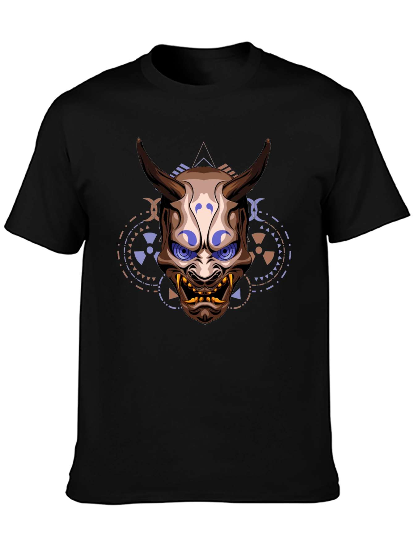 Hannya Mask T-Shirt - Japanese Oni Demon Graphic Tee