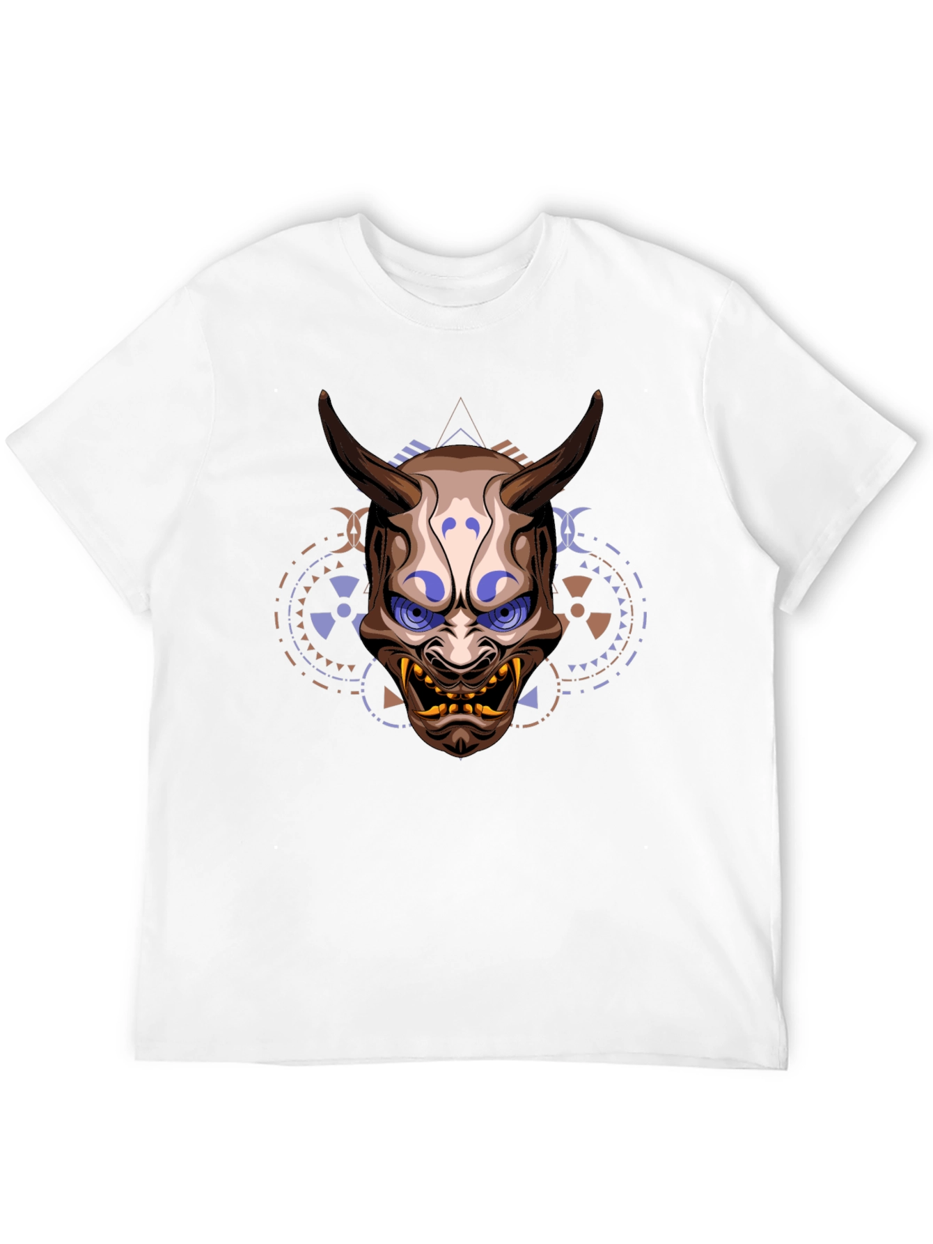 Hannya Mask T-Shirt - Japanese Oni Demon Graphic Tee