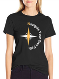 Navigate Your Own Path Compass T-Shirt