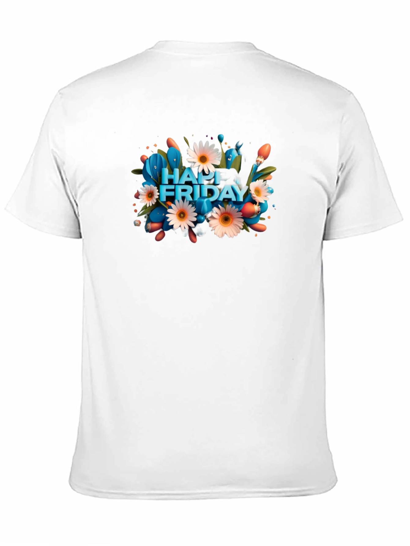 Happy Friday Graphic Tee - Mens Black T-Shirt
