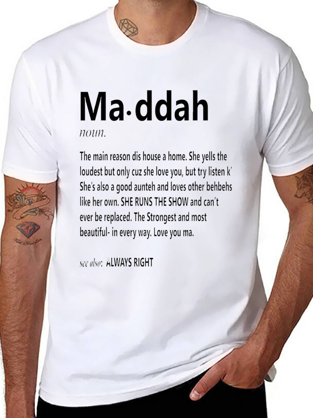 Ma-ddah Definition Graphic T-Shirt