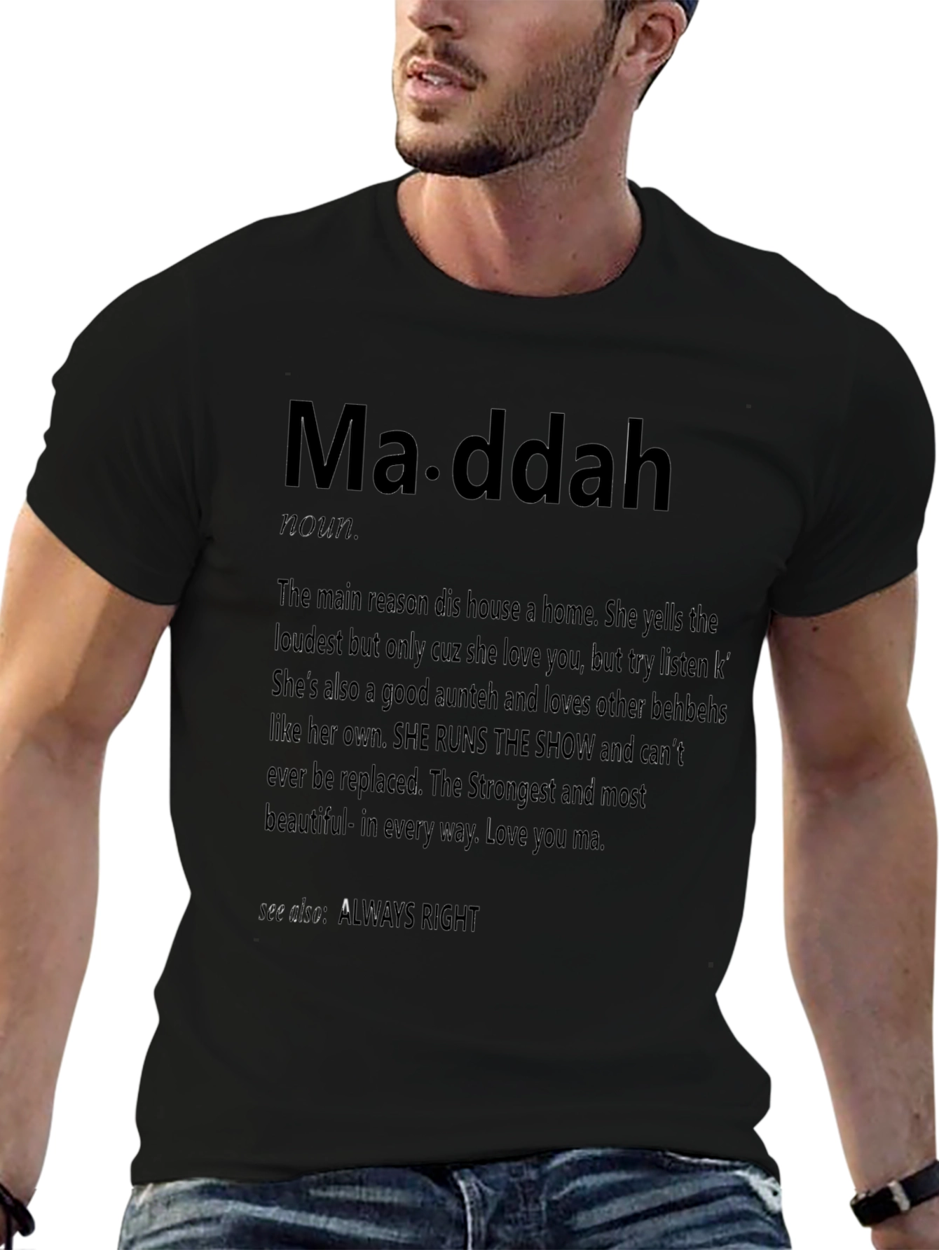 Ma-ddah Definition Graphic T-Shirt