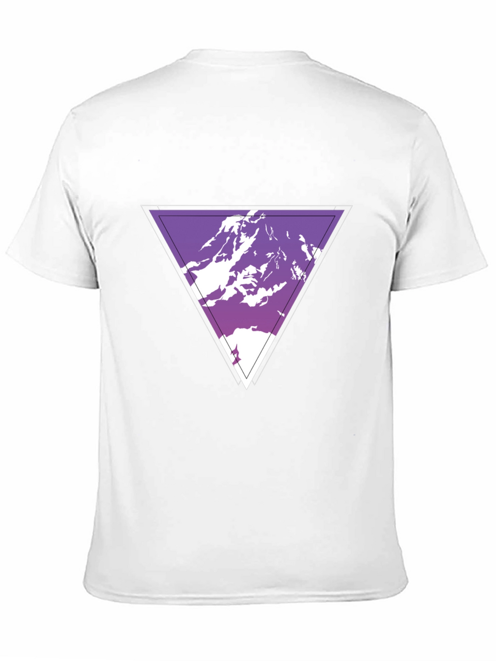 Geometric Mountain Graphic Tee - Cool Casual Style