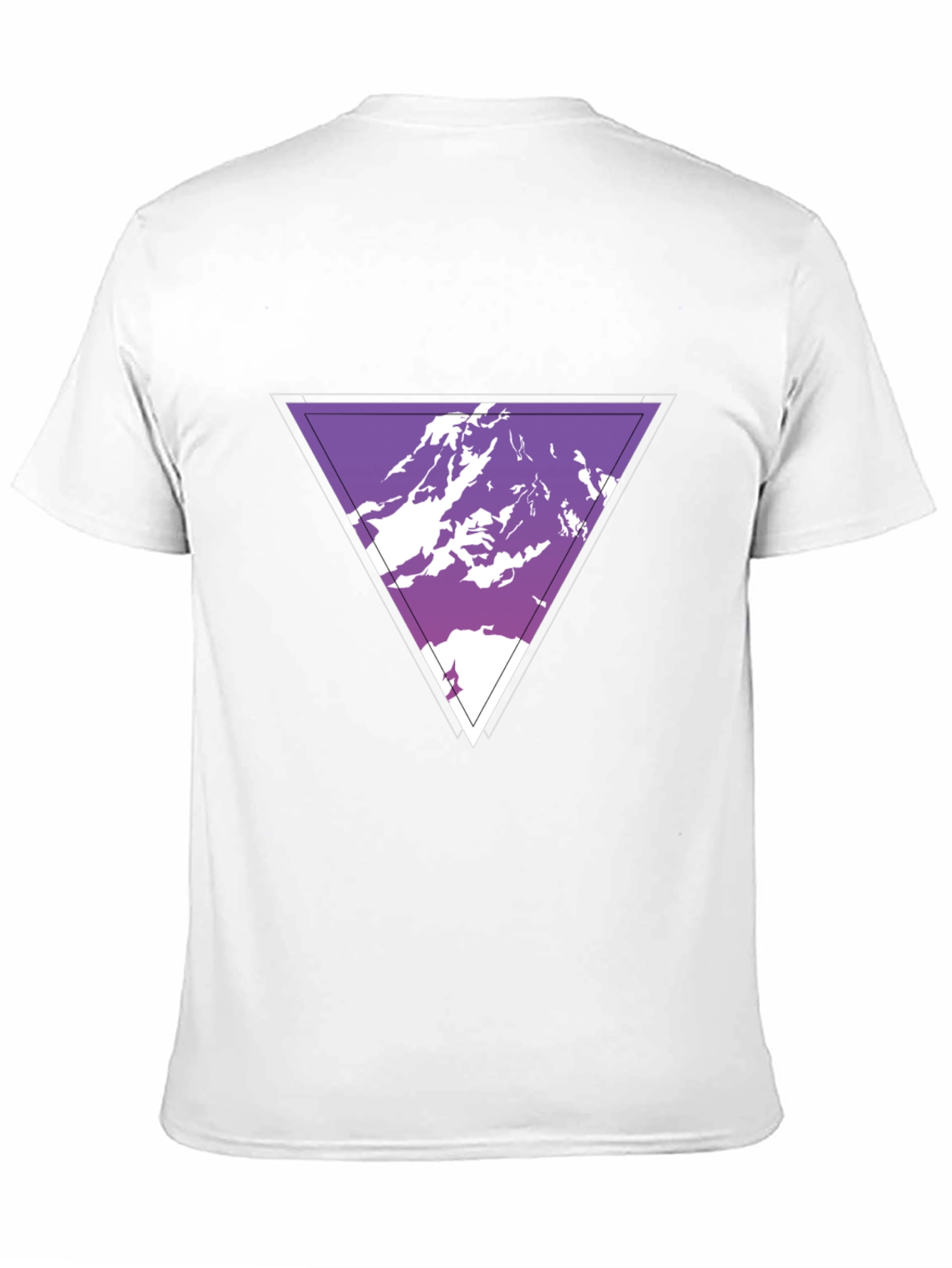 Geometric Mountain Graphic Tee - Cool Casual Style