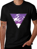 Geometric Mountain Graphic Tee - Cool Casual Style