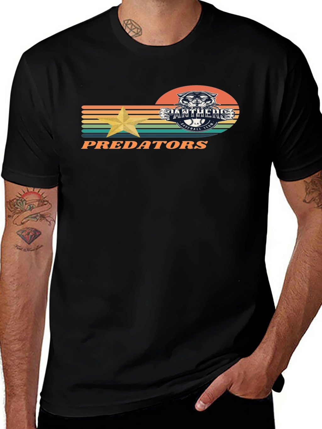 Predators Baseball Team T-Shirt