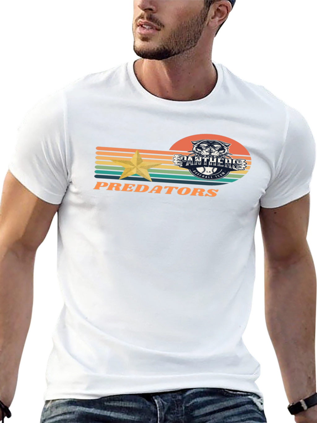 Predators Baseball Team T-Shirt