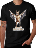 Bat Bold Fearless Flight Graphic T-Shirt