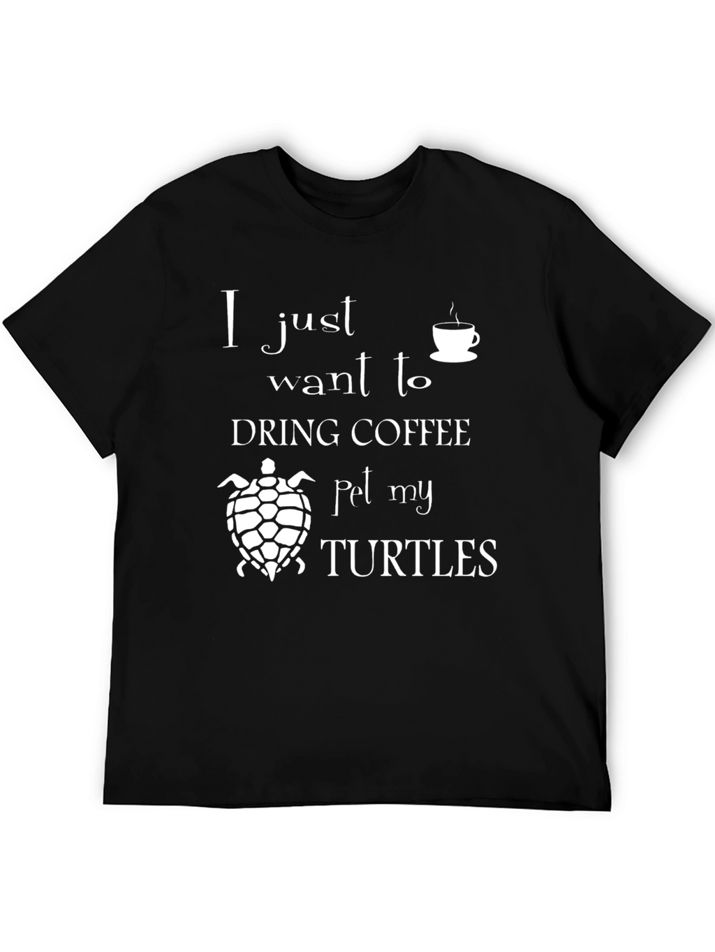 Coffee and Turtles Graphic Tee