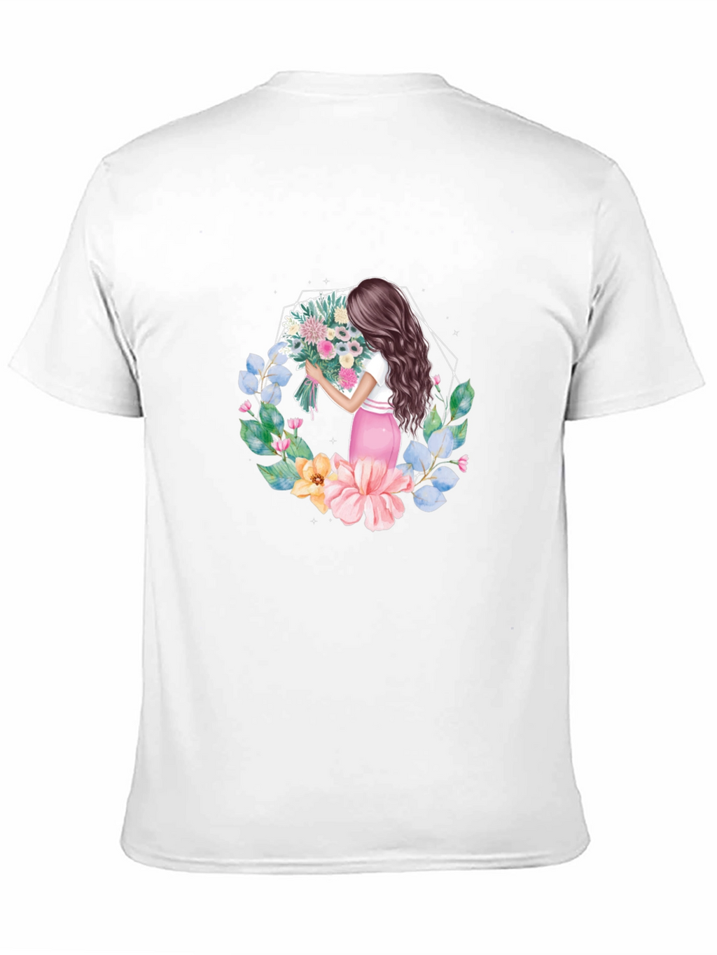 Floral Bouquet Woman Graphic Tee