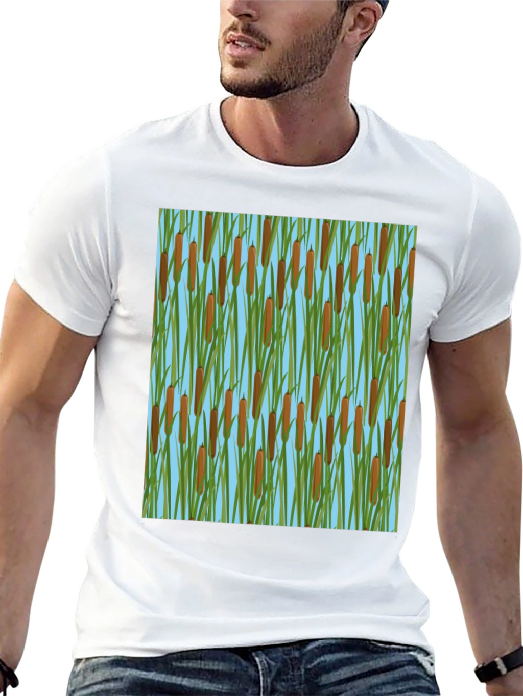 Cattail Pattern T-Shirt