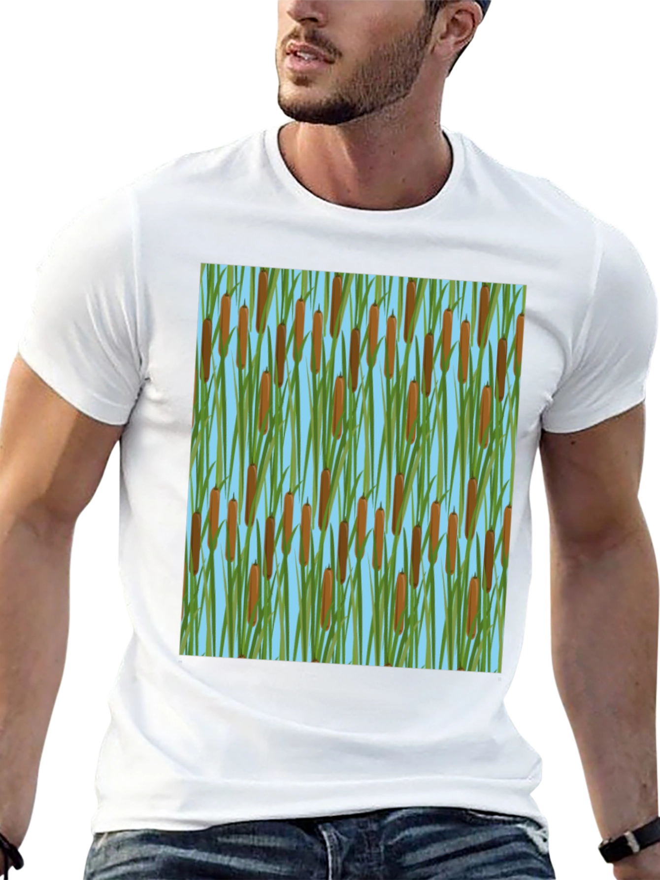Cattail Pattern T-Shirt
