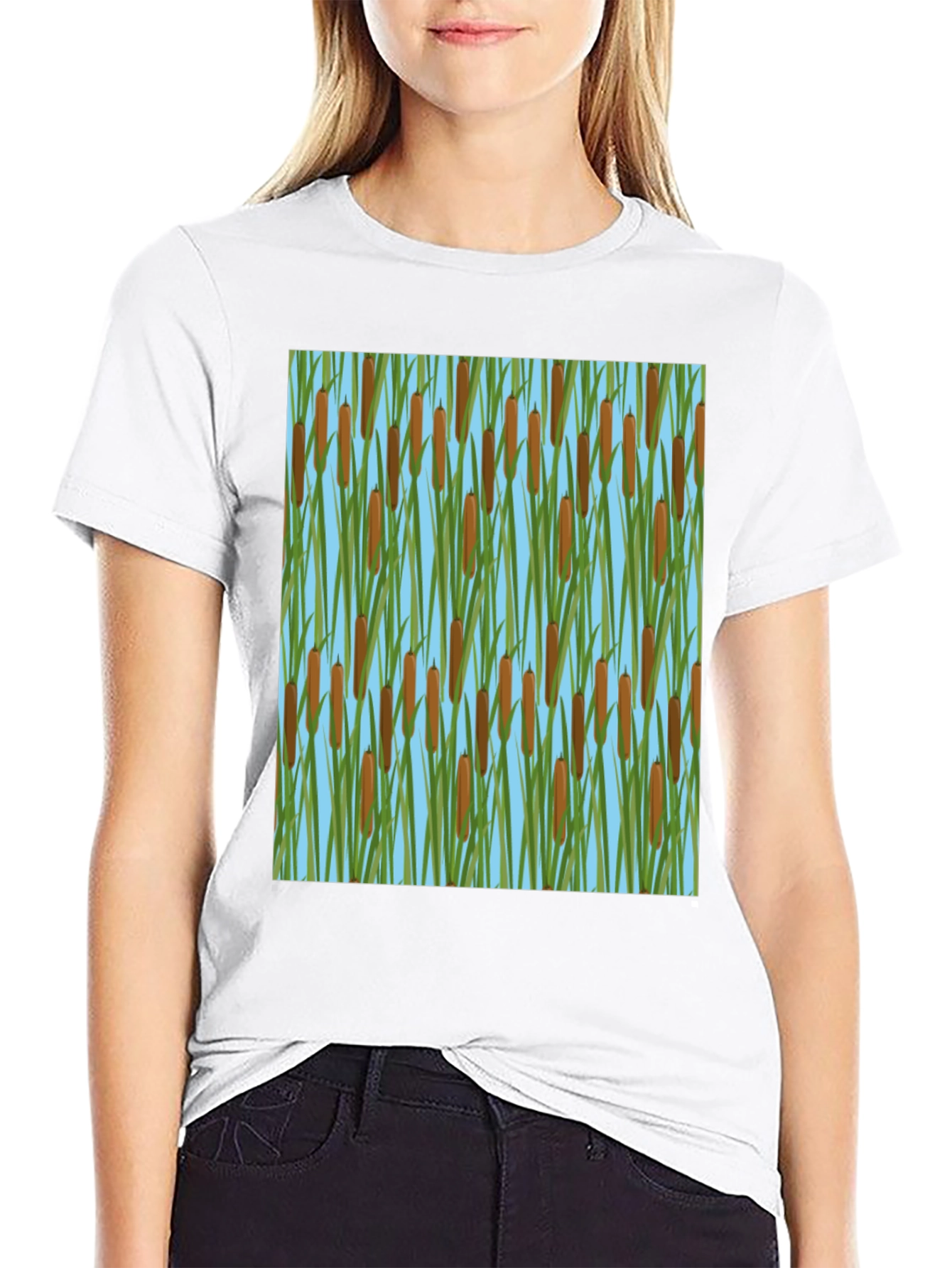 Cattail Pattern T-Shirt
