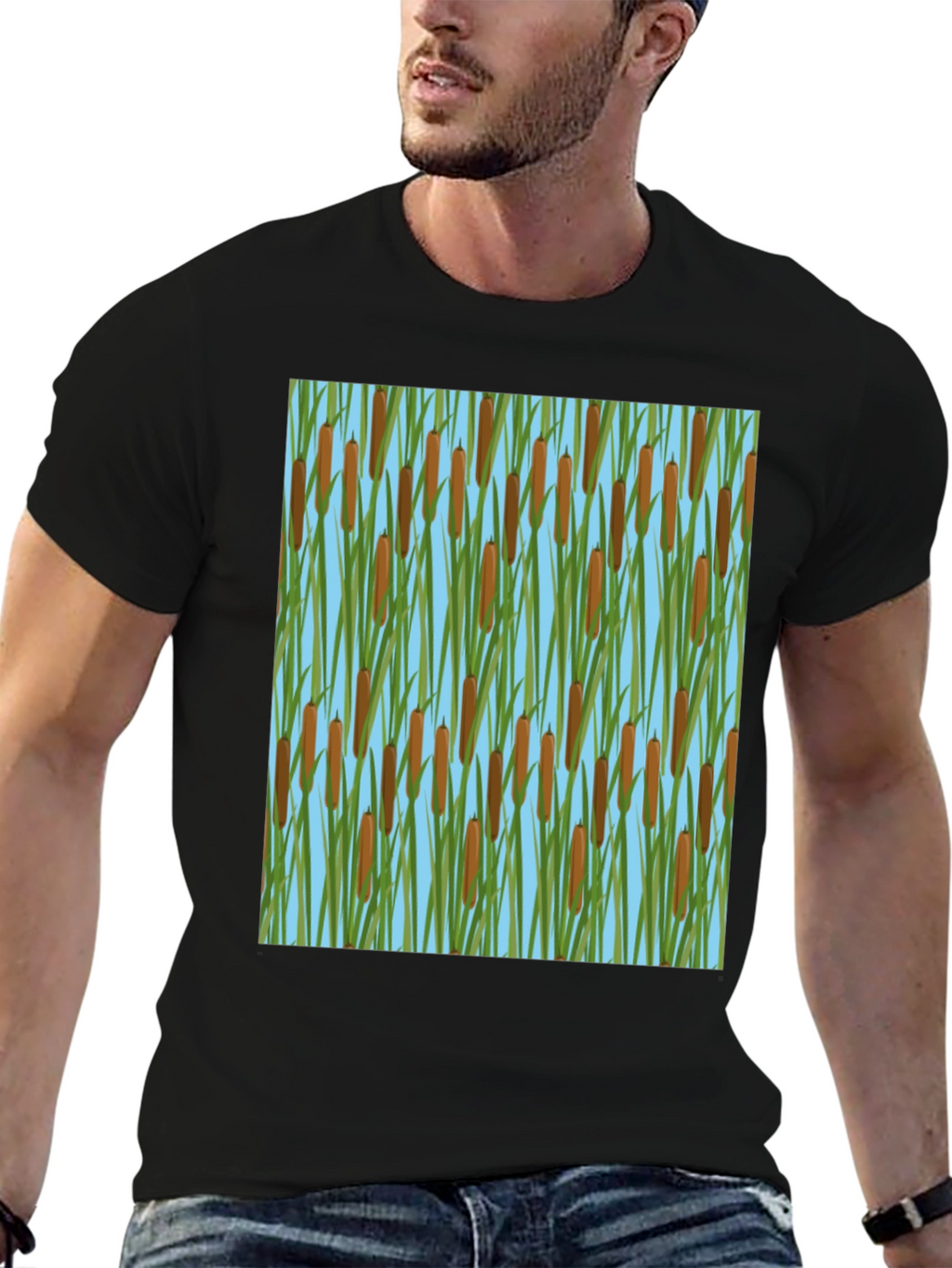Cattail Pattern T-Shirt