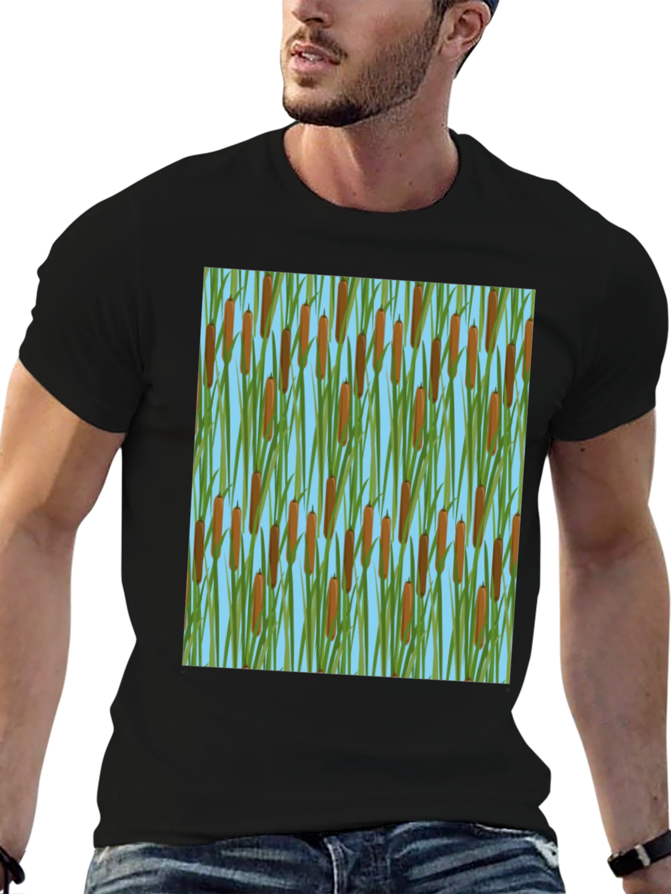 Cattail Pattern T-Shirt
