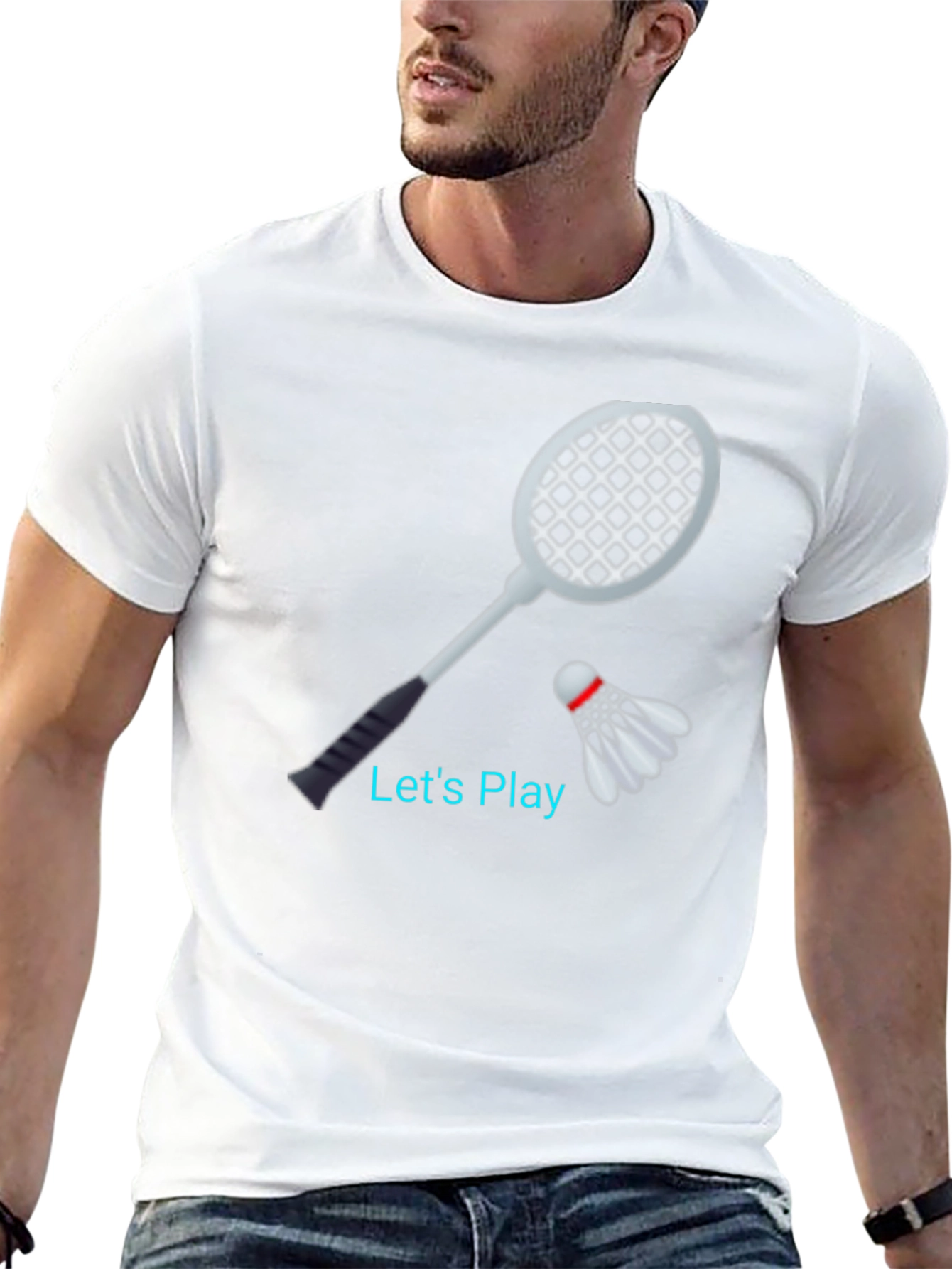 Badminton T-shirt - Lets Play