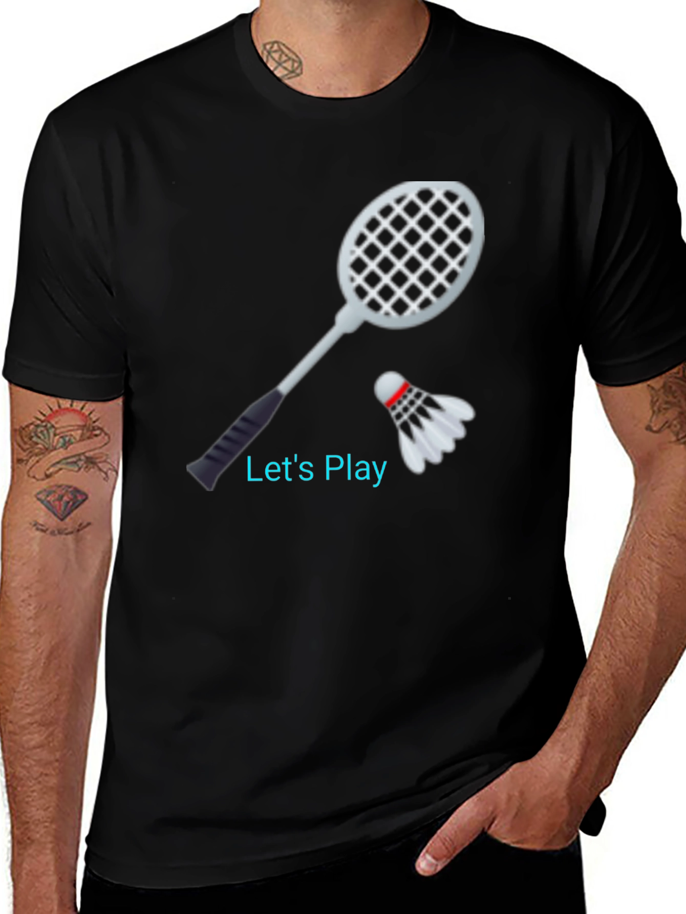 Badminton T-shirt - Lets Play
