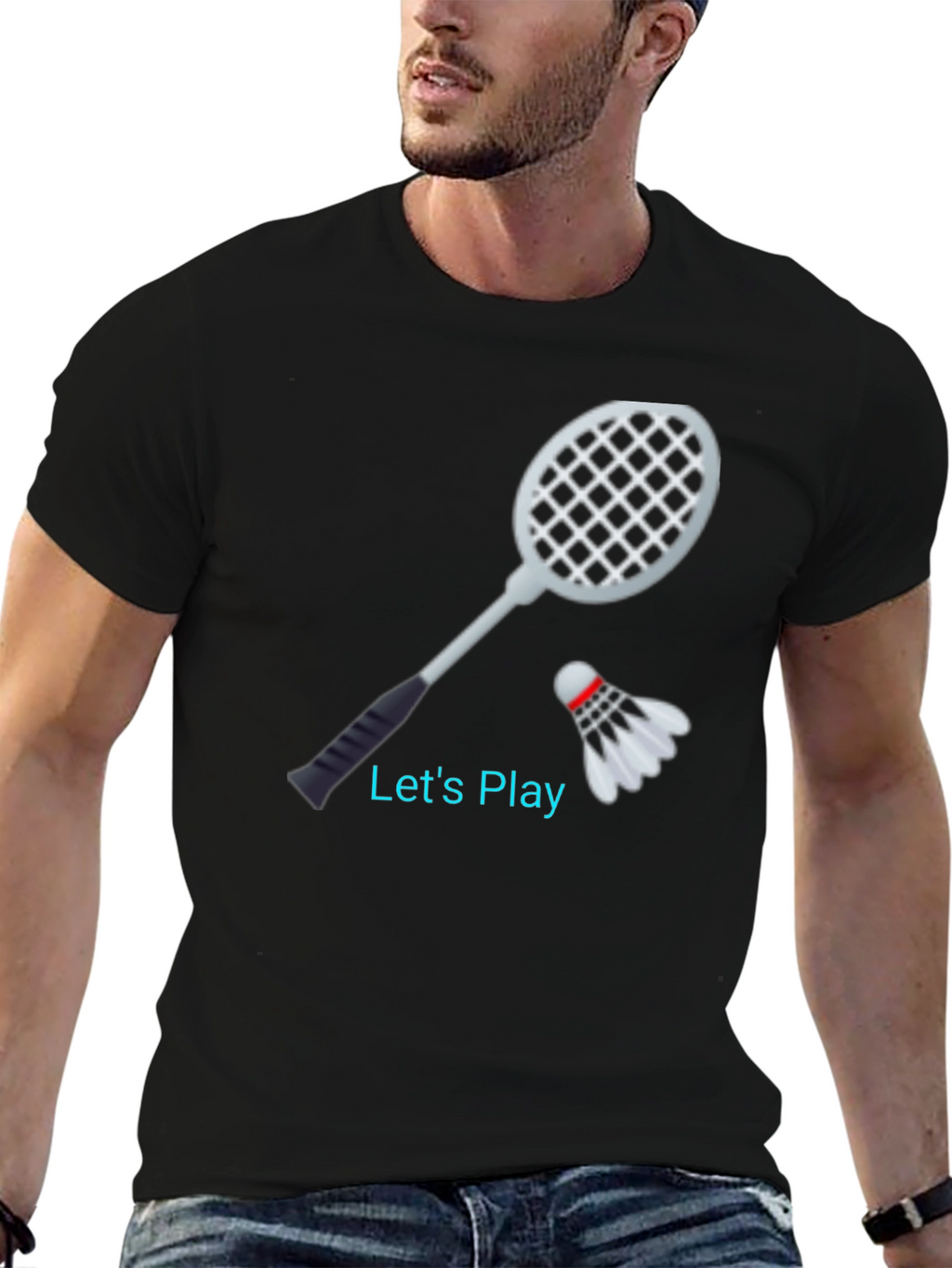 Badminton T-shirt - Lets Play