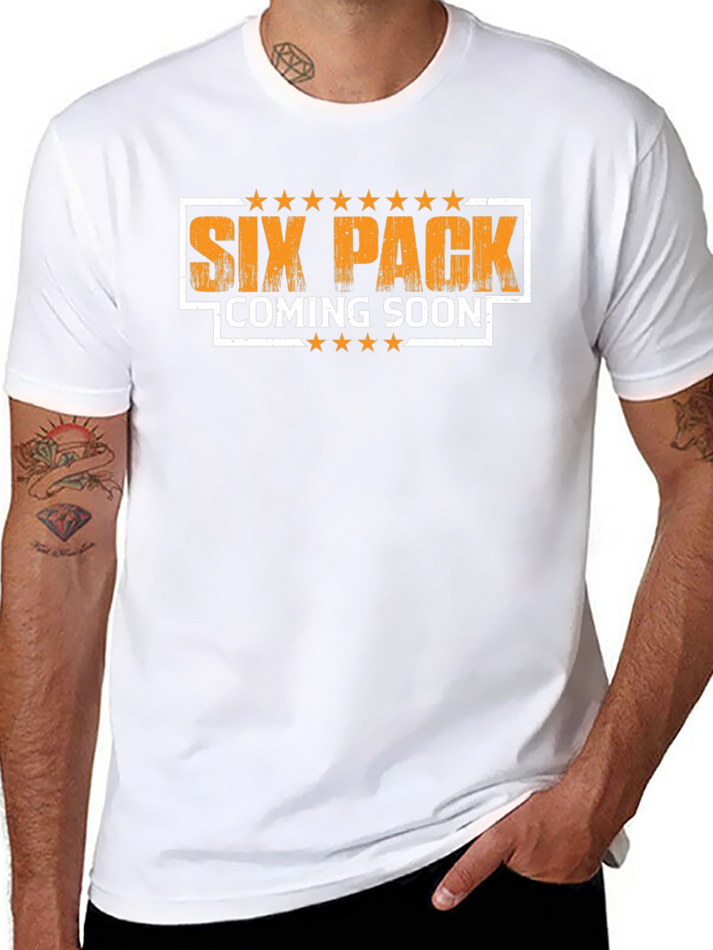 Six Pack Coming Soon Funny Workout T-Shirt