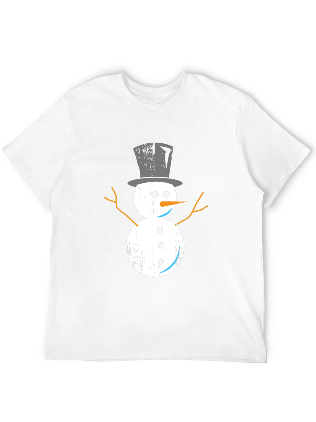 Festive Snowman Graphic Tee - Holiday Style