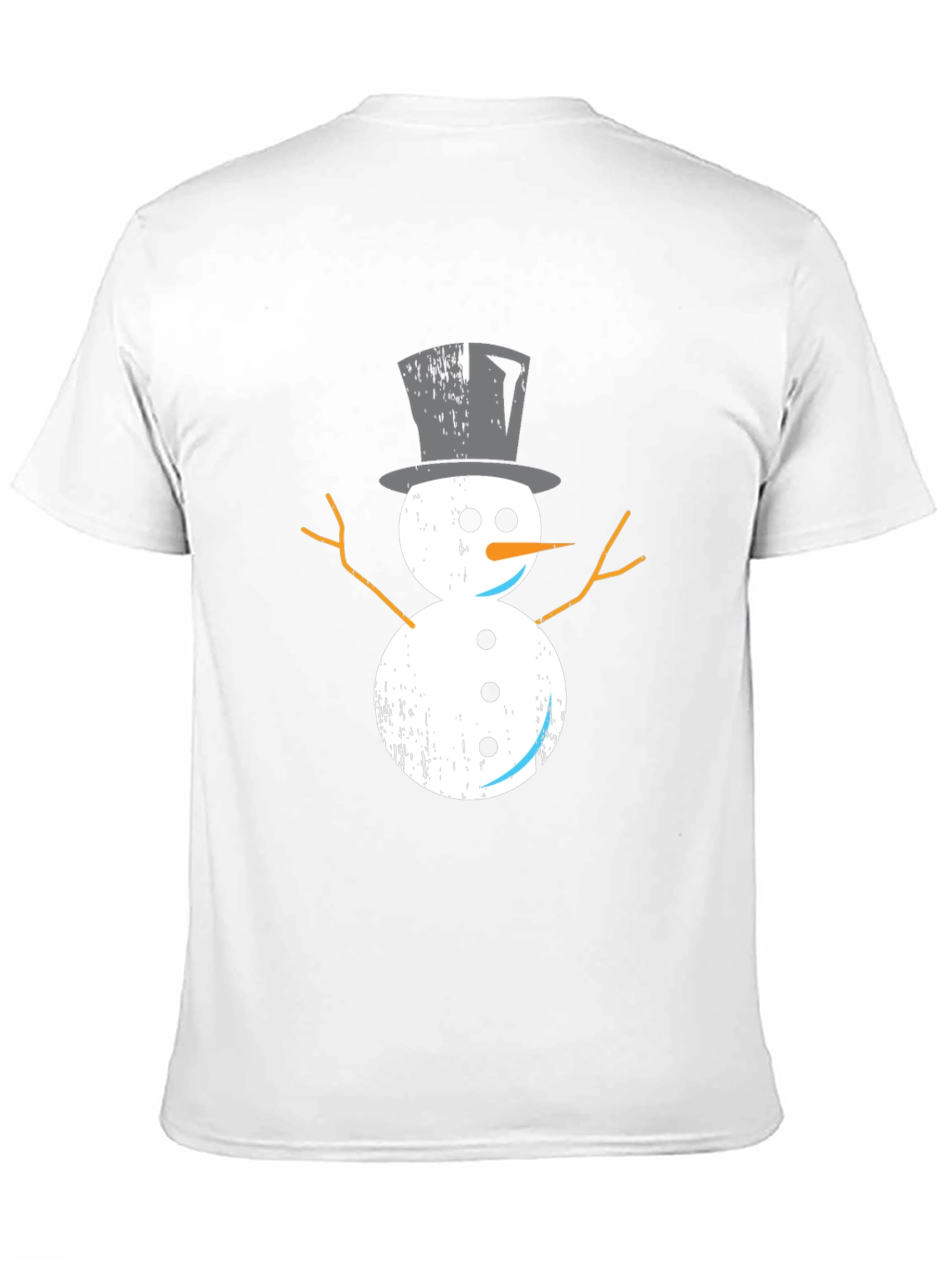 Festive Snowman Graphic Tee - Holiday Style