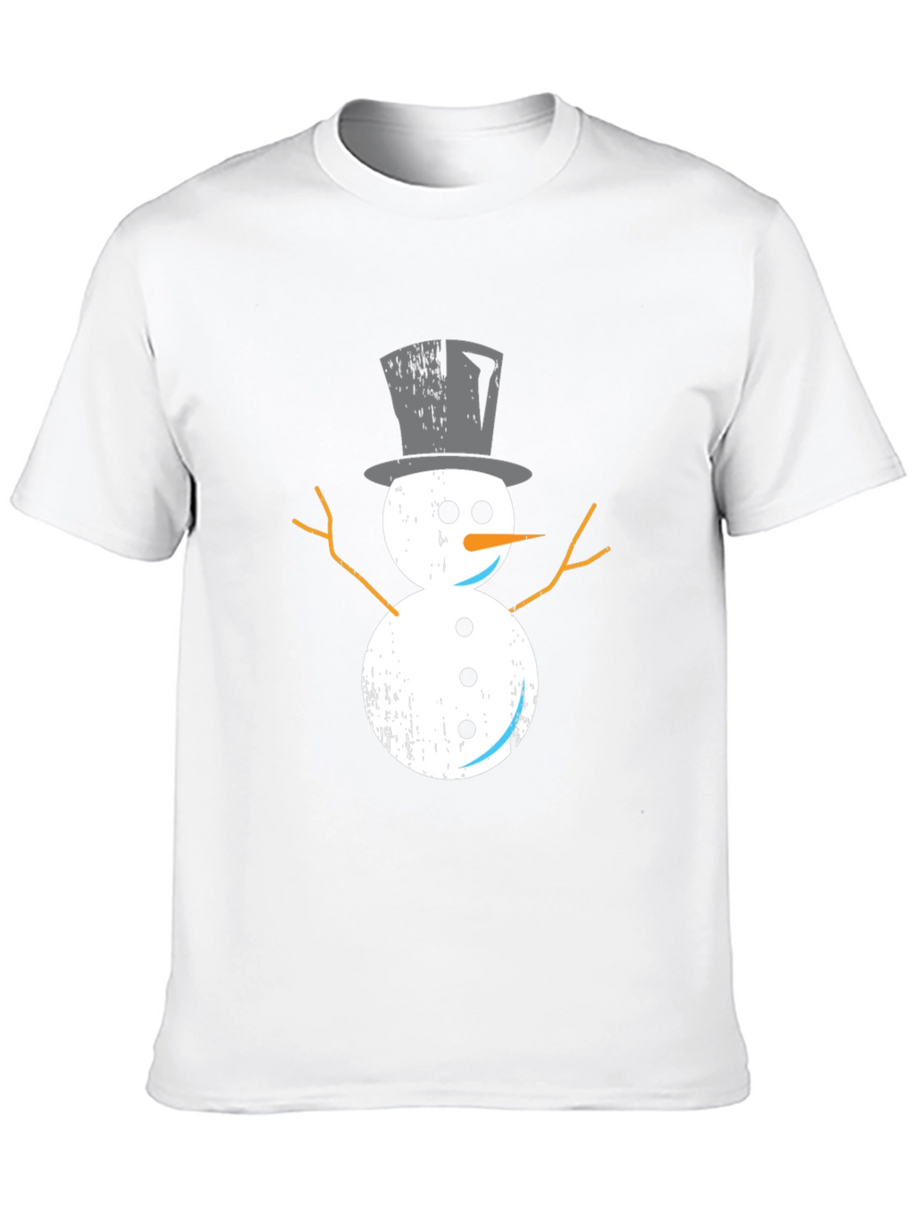 Festive Snowman Graphic Tee - Holiday Style