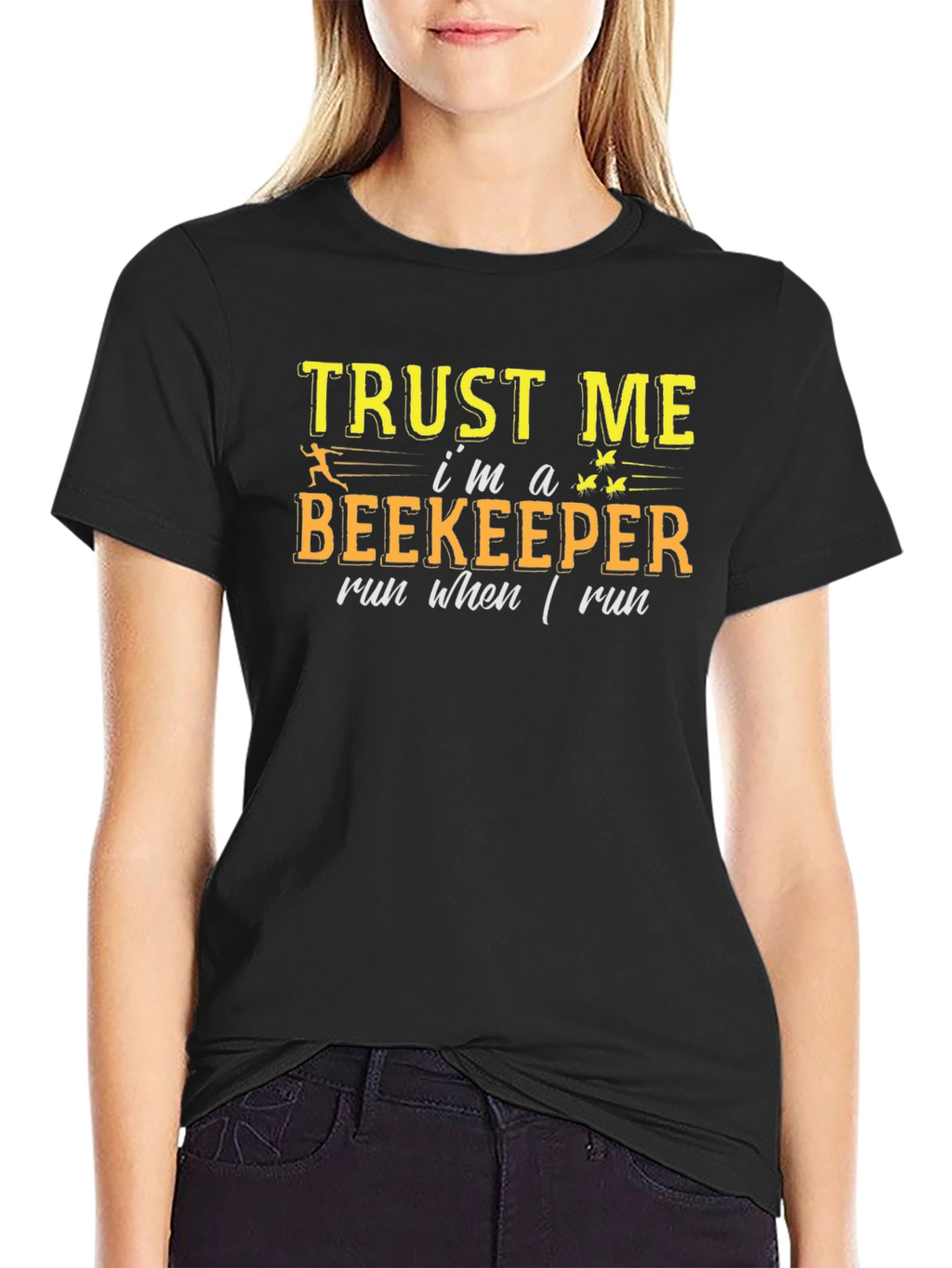 Trust Me Im a Beekeeper Black T-Shirt