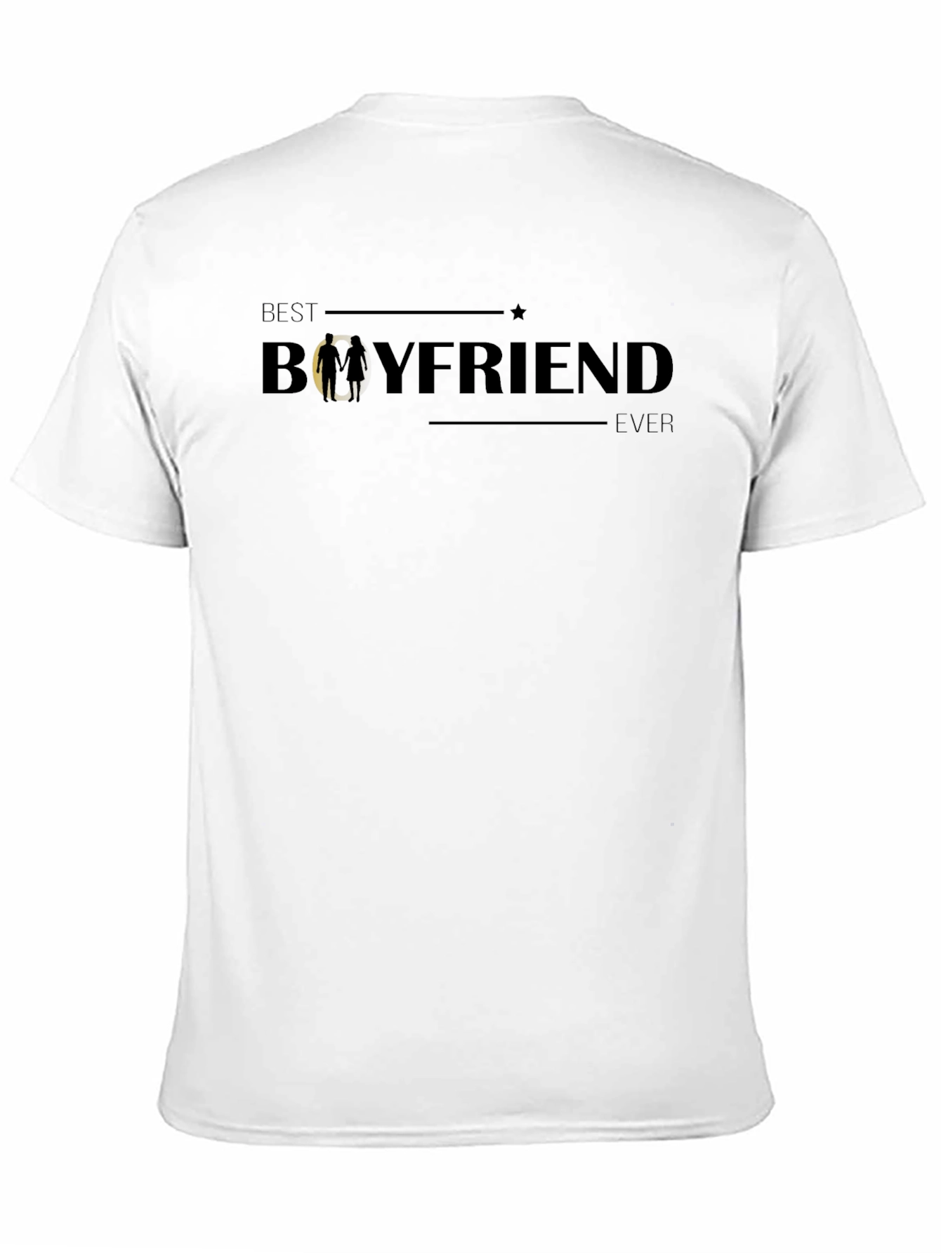 Best Boyfriend Ever Graphic Tee - Mens Black T-Shirt