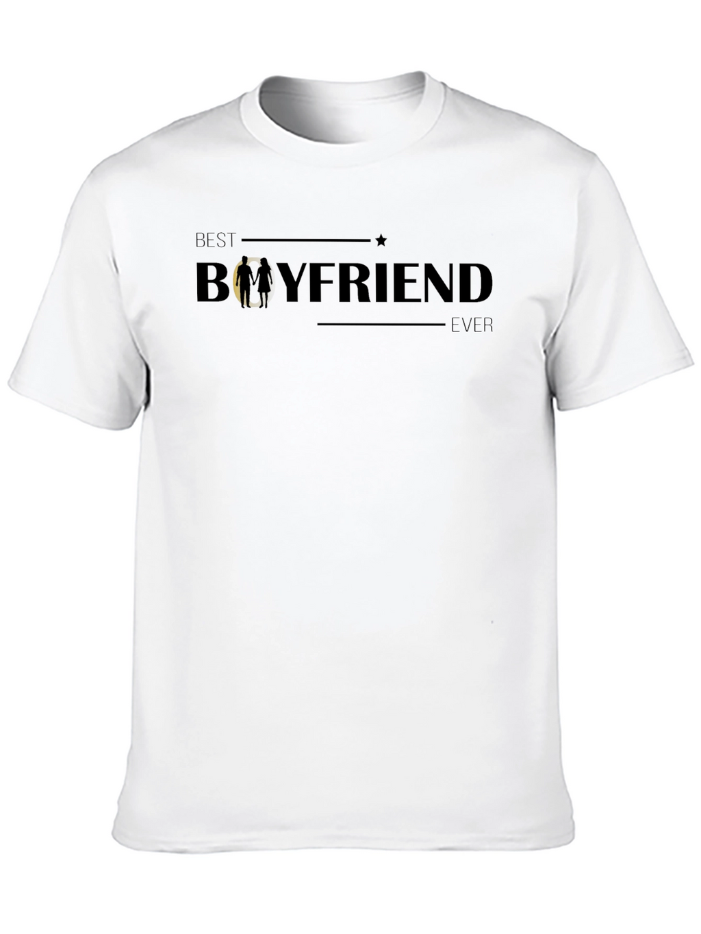 Best Boyfriend Ever Graphic Tee - Mens Black T-Shirt