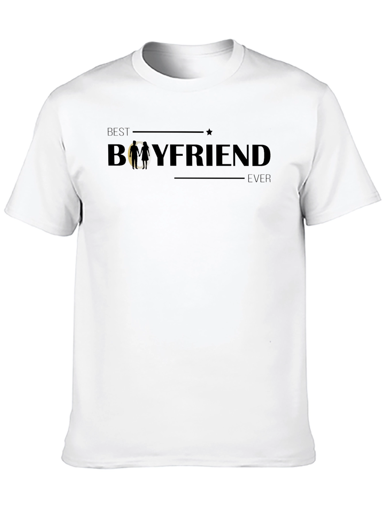 Best Boyfriend Ever Graphic Tee - Mens Black T-Shirt