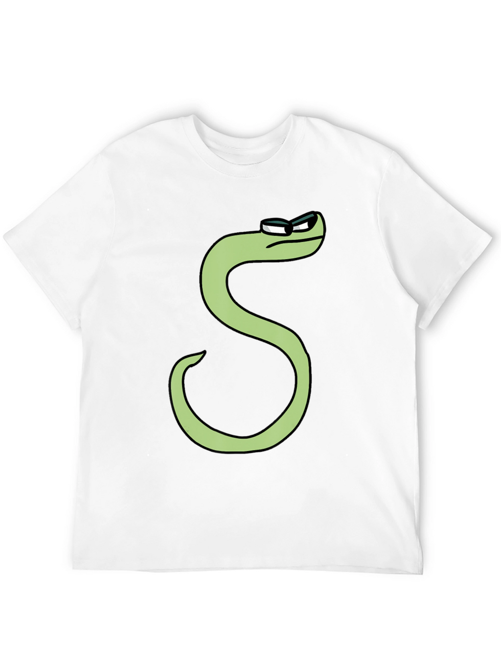 Cool S Character T-Shirt - Black Cotton Tee