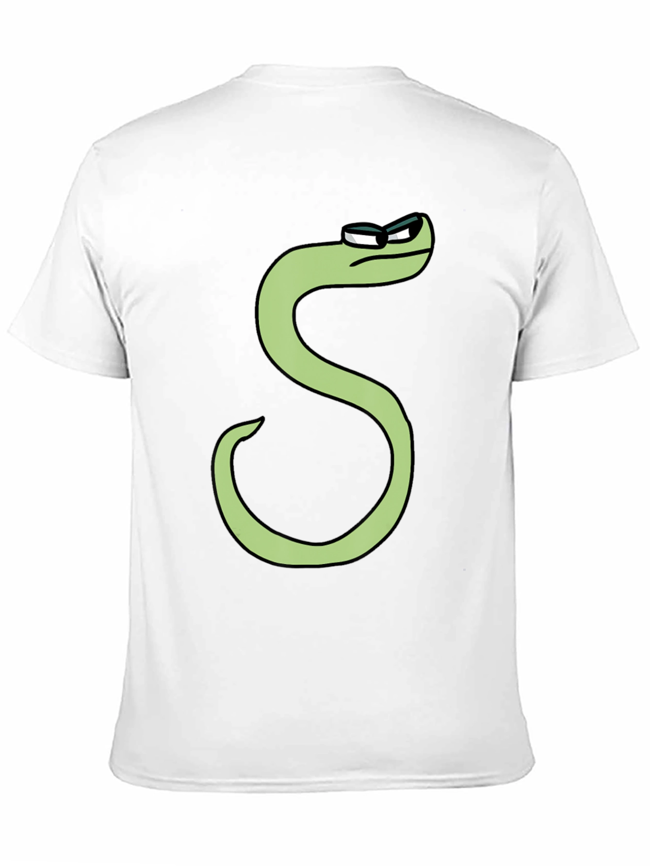Cool S Character T-Shirt - Black Cotton Tee