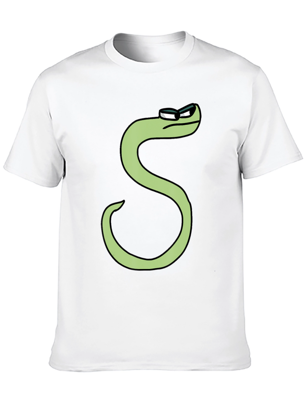 Cool S Character T-Shirt - Black Cotton Tee