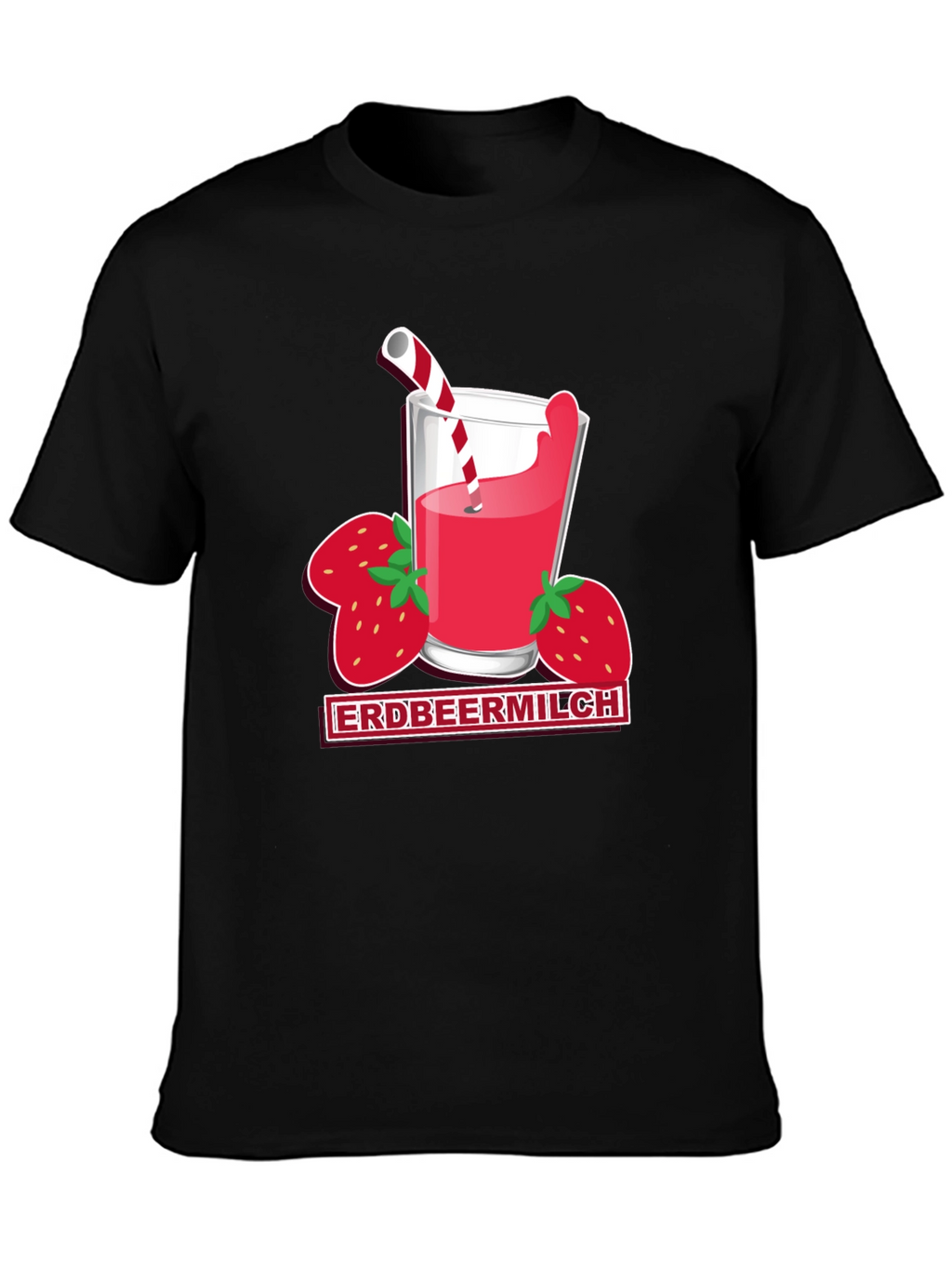 Strawberry Milk T-Shirt - Unique Graphic Tee
