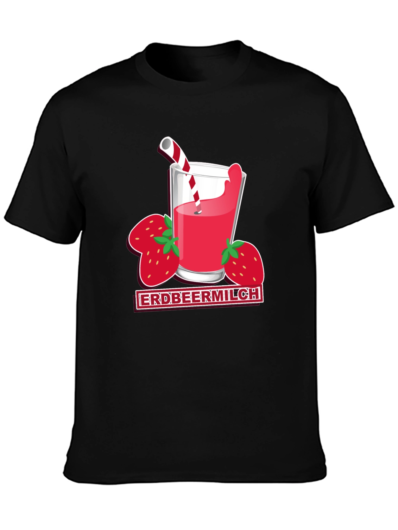 Strawberry Milk T-Shirt - Unique Graphic Tee