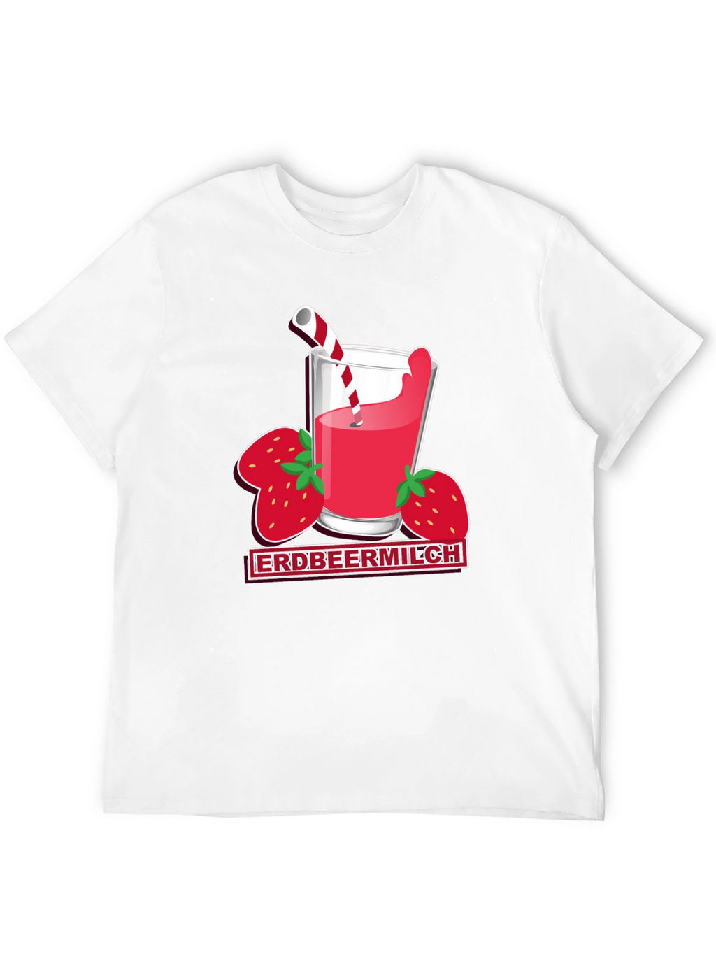 Strawberry Milk T-Shirt - Unique Graphic Tee
