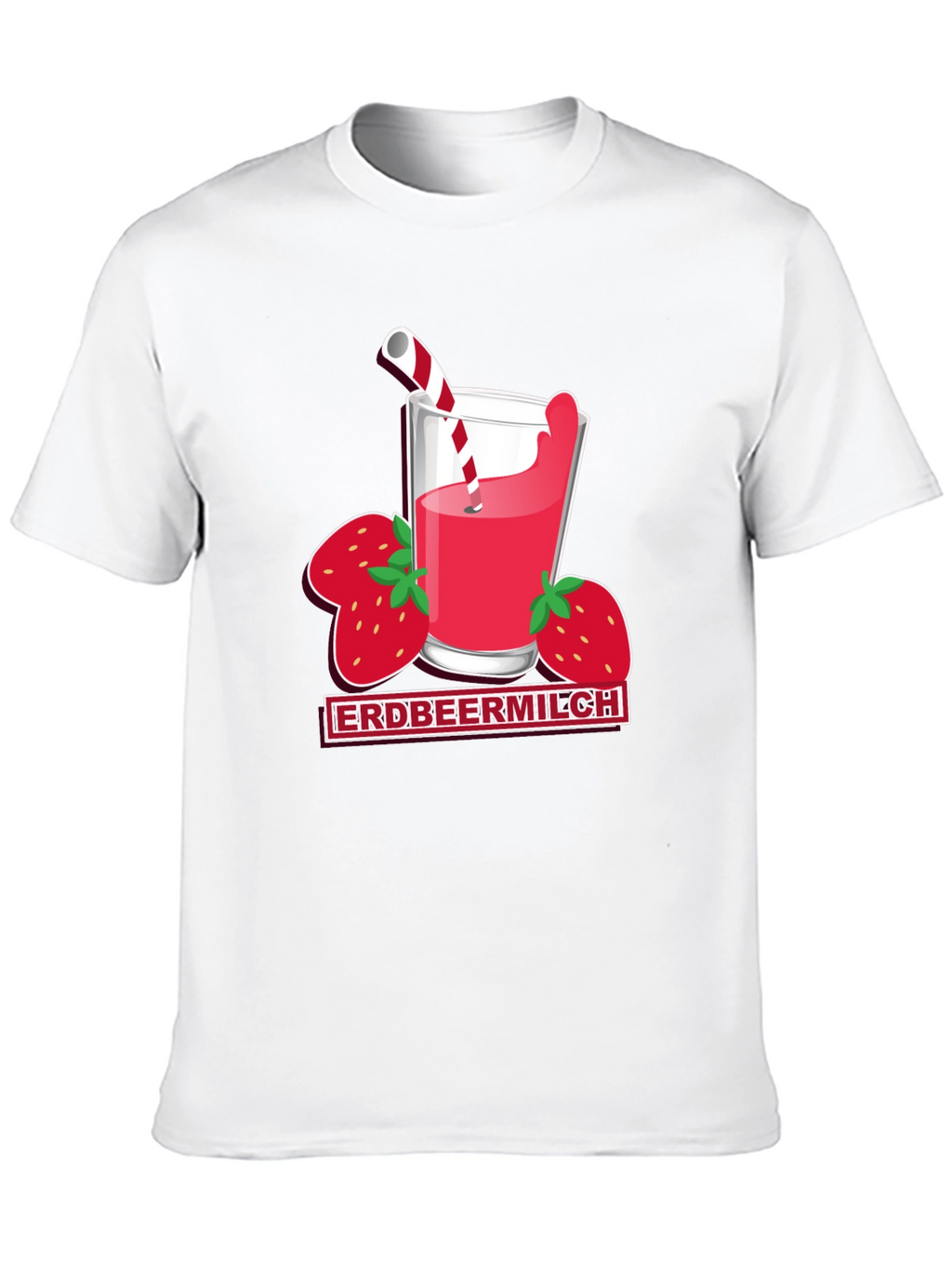 Strawberry Milk T-Shirt - Unique Graphic Tee