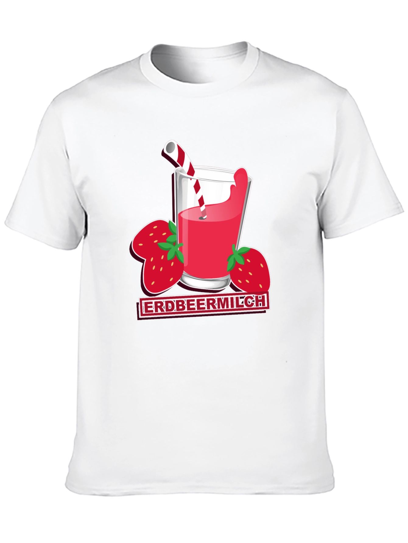 Strawberry Milk T-Shirt - Unique Graphic Tee